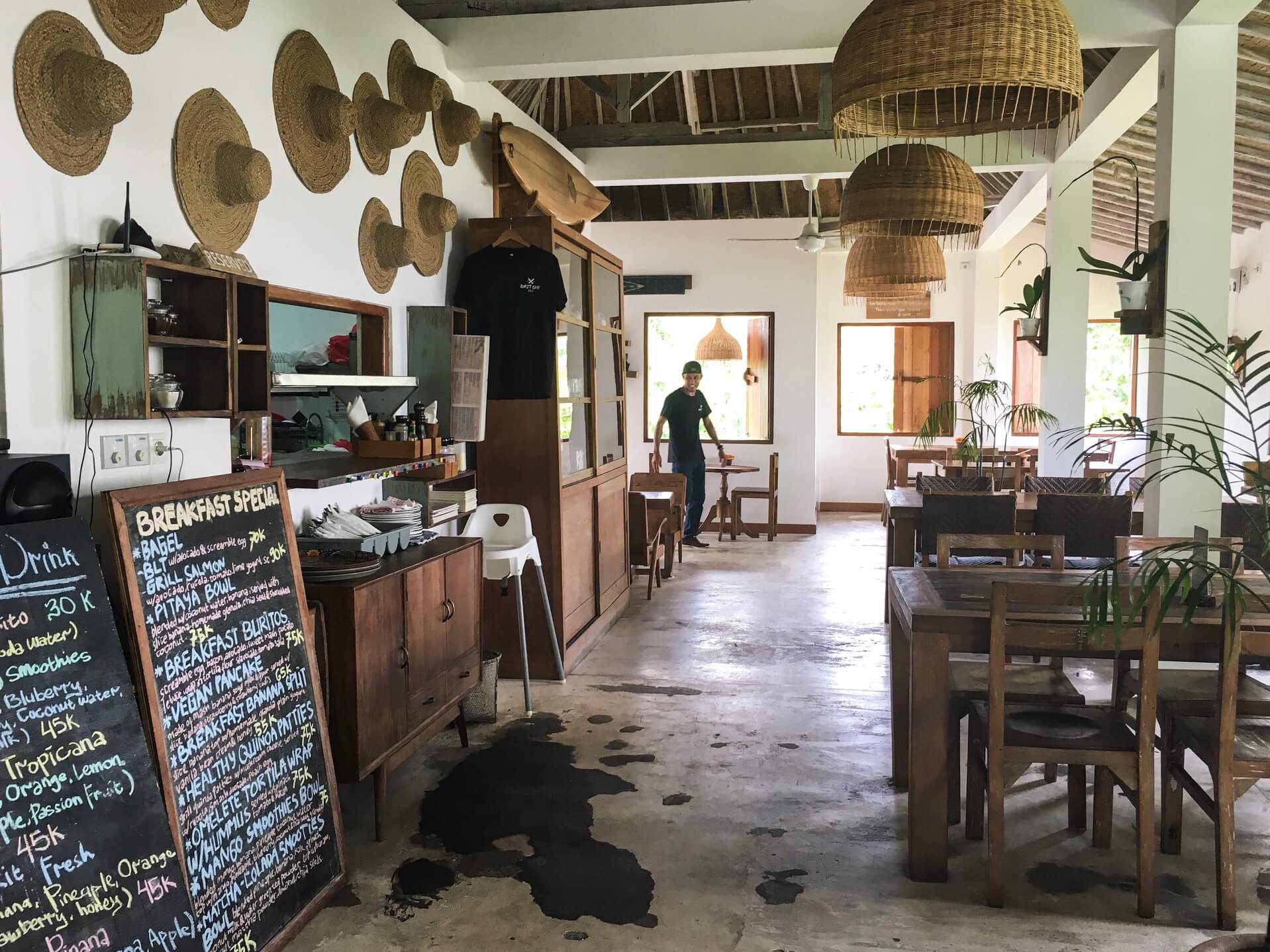 Rattan pendant lights