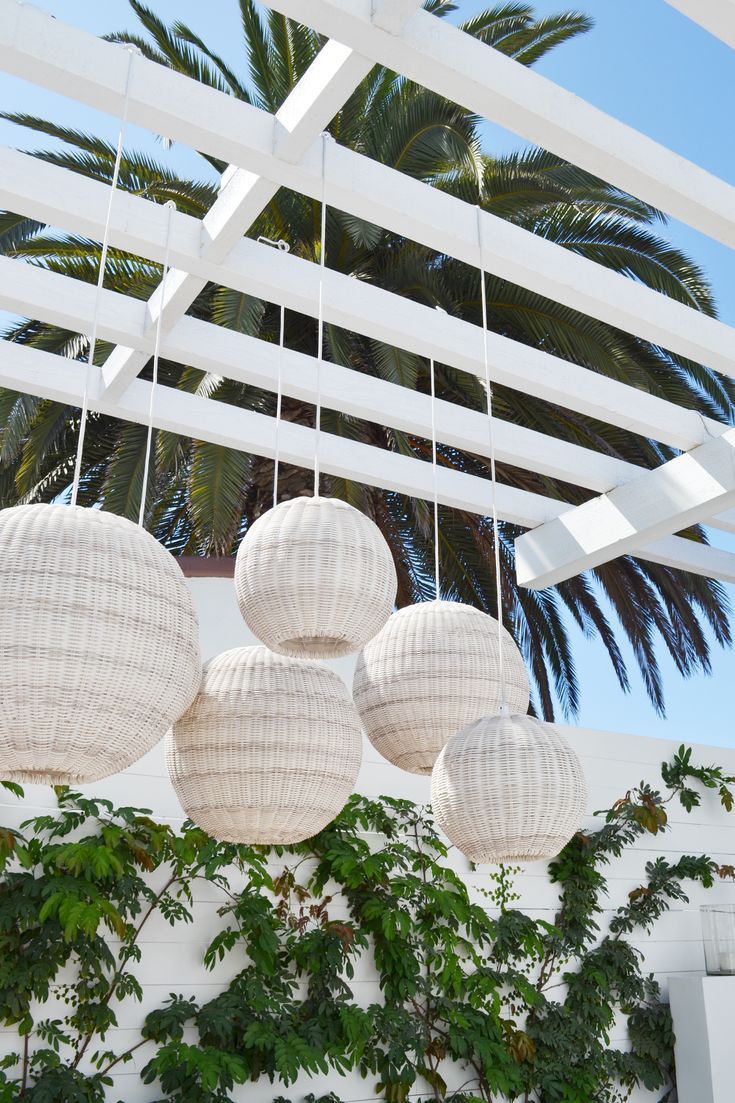 rattan pendant lights