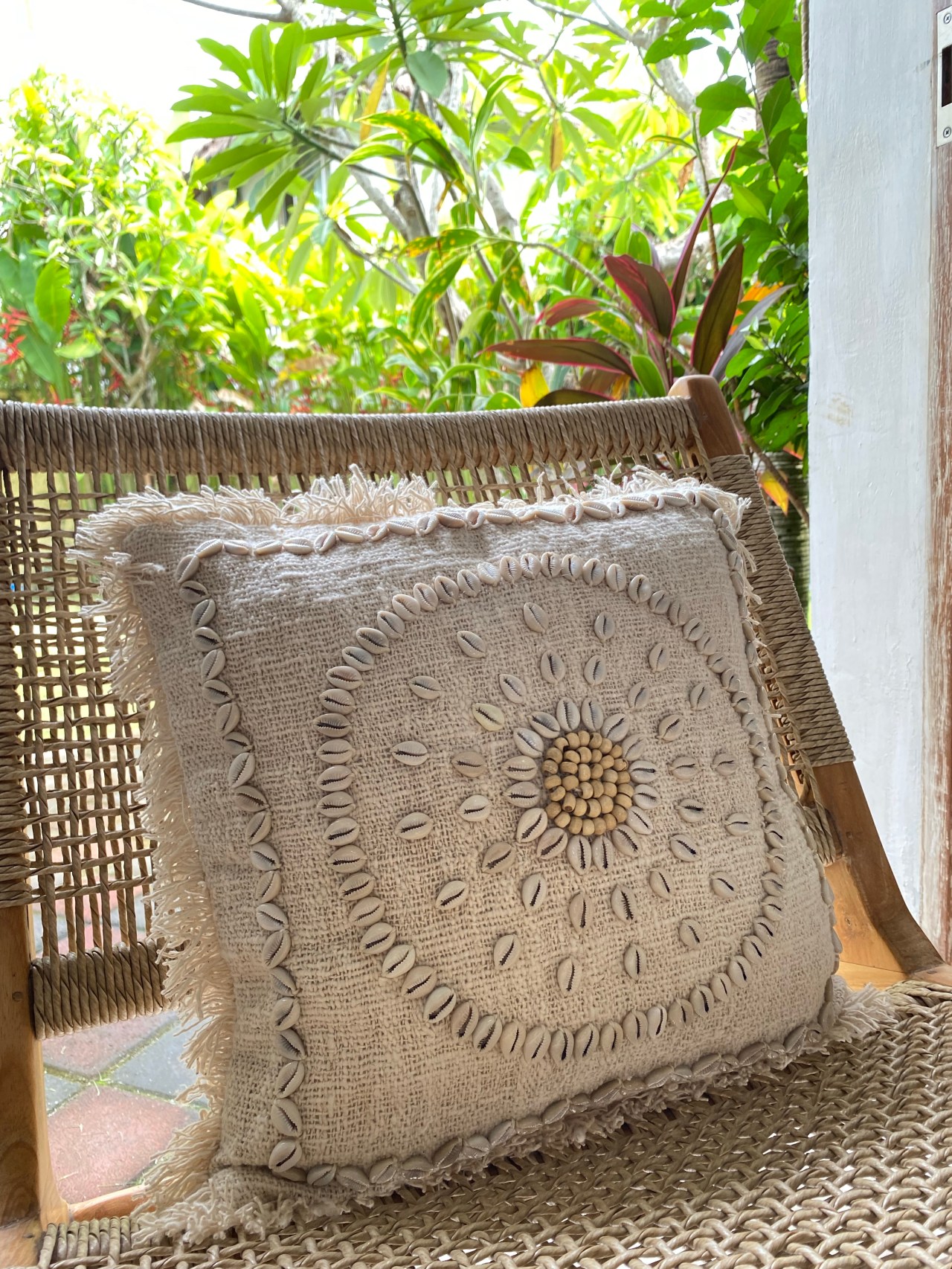 tahiti throw pillow textured pillows
