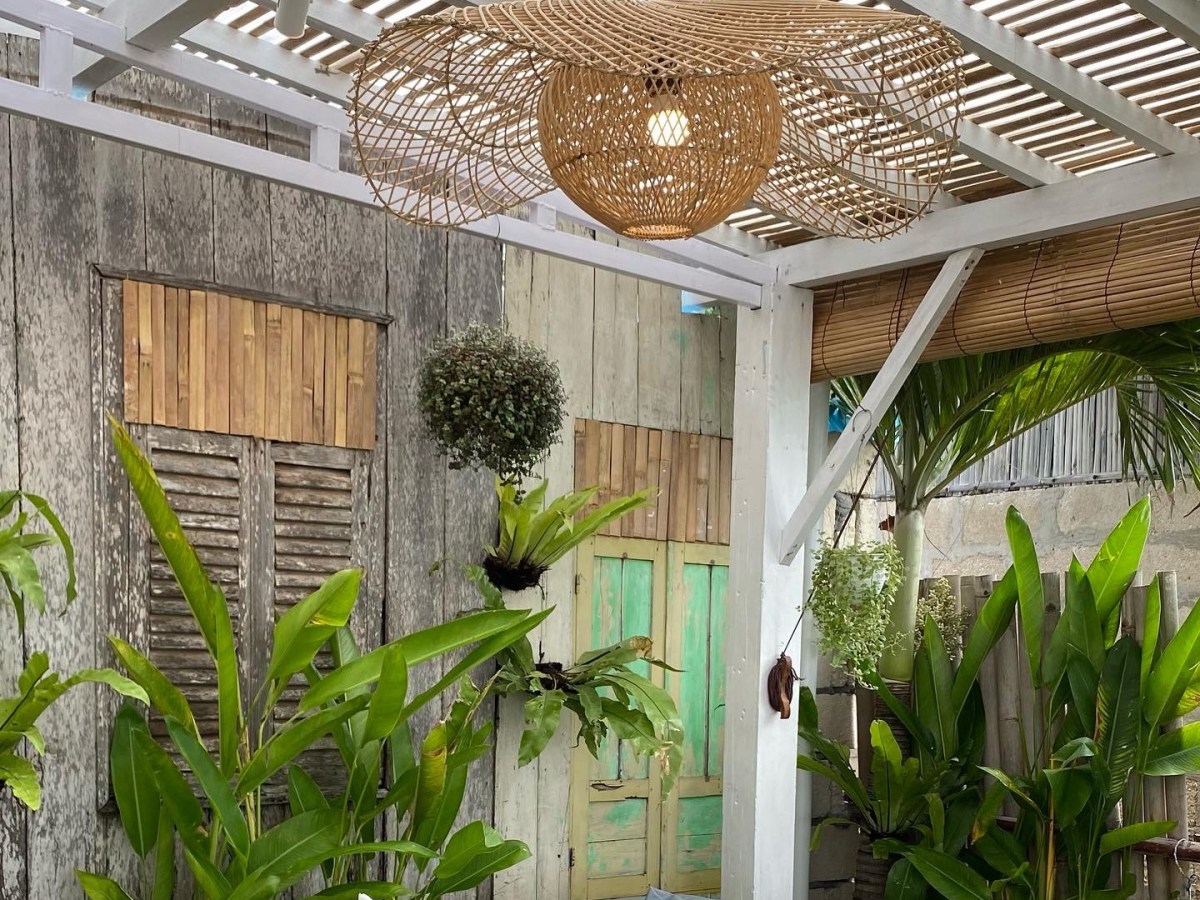 Coastal Restaurant With Rattan Pendant&nbsp;Lights