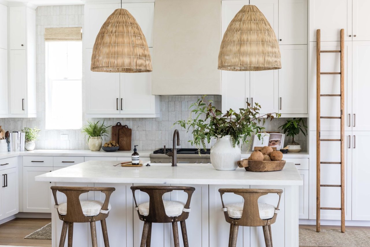 rattan pendant light