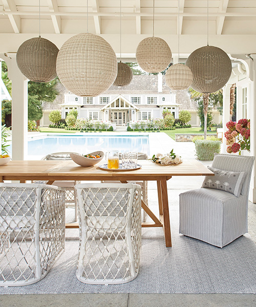 rattan pendant light