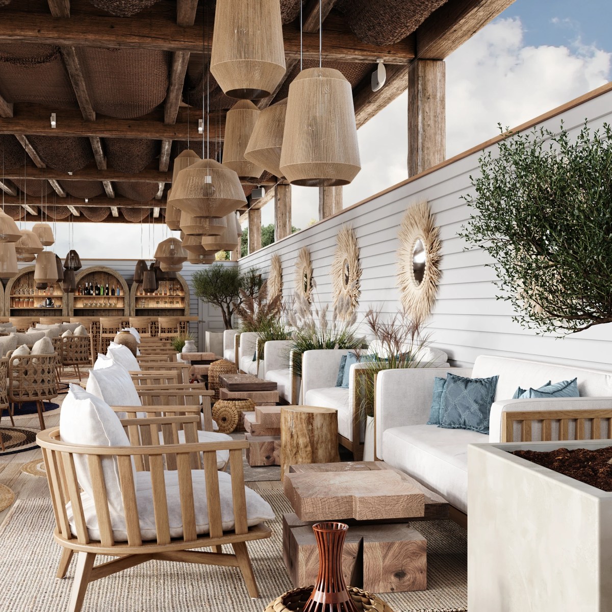 Beach club design that attracts visitors from all over the&nbsp;world.
