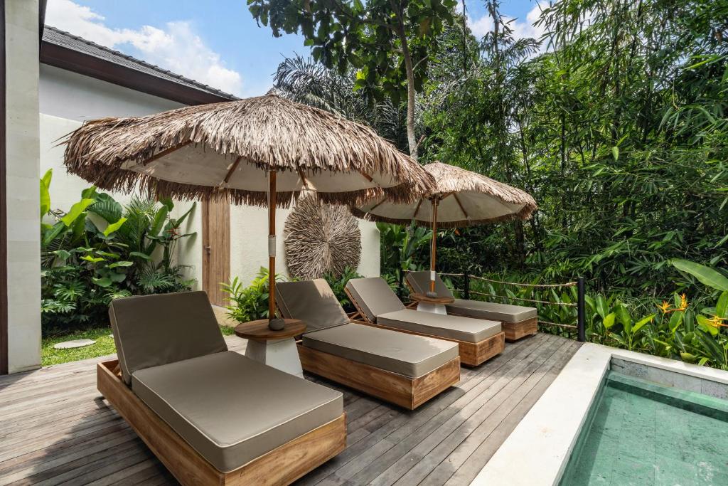 Kolam renang di atau di dekat Villa Enjoy Forest by BaliSuperHost